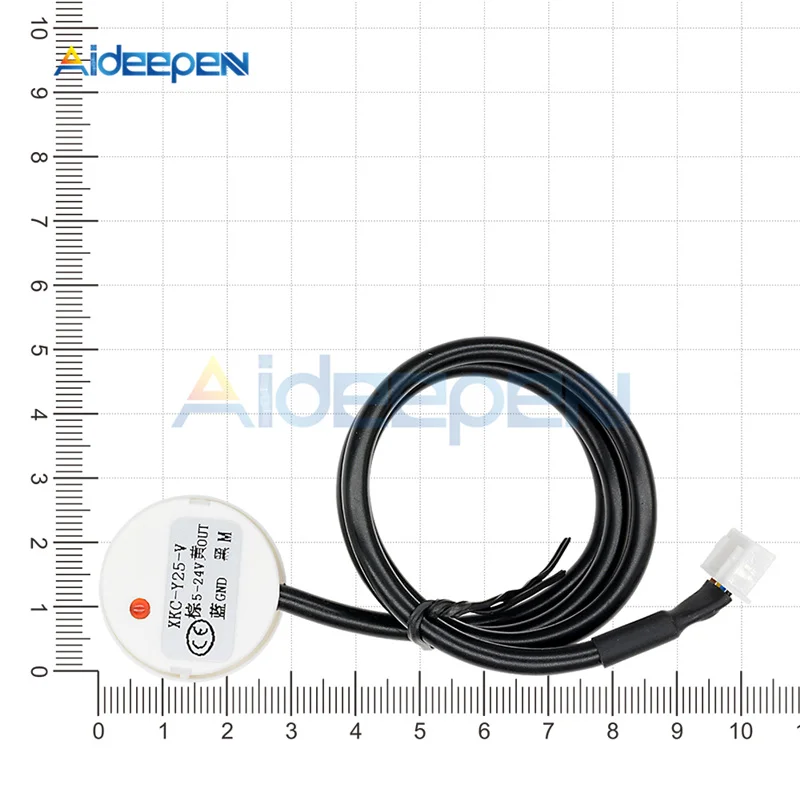 Sensor de nivel de líquido sin contacto, Detector de interruptor de tipo adherente exterior, interfaz NPN PNP Rs485, DC 5V, 12V, 24V, XKC Y25