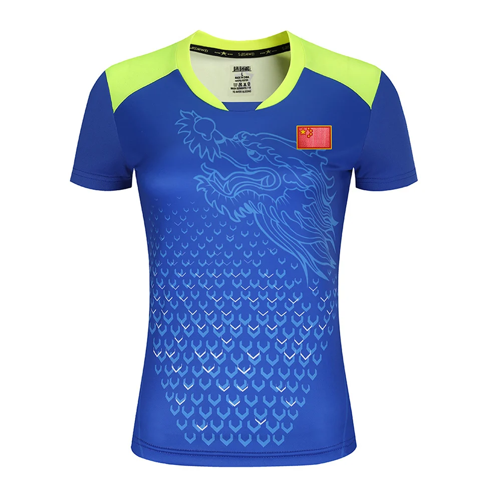 New CHINA Team table tennis shirts Men + flag ping pong shirts, table tennis clothes soccer sport shirt tennis Jerseys