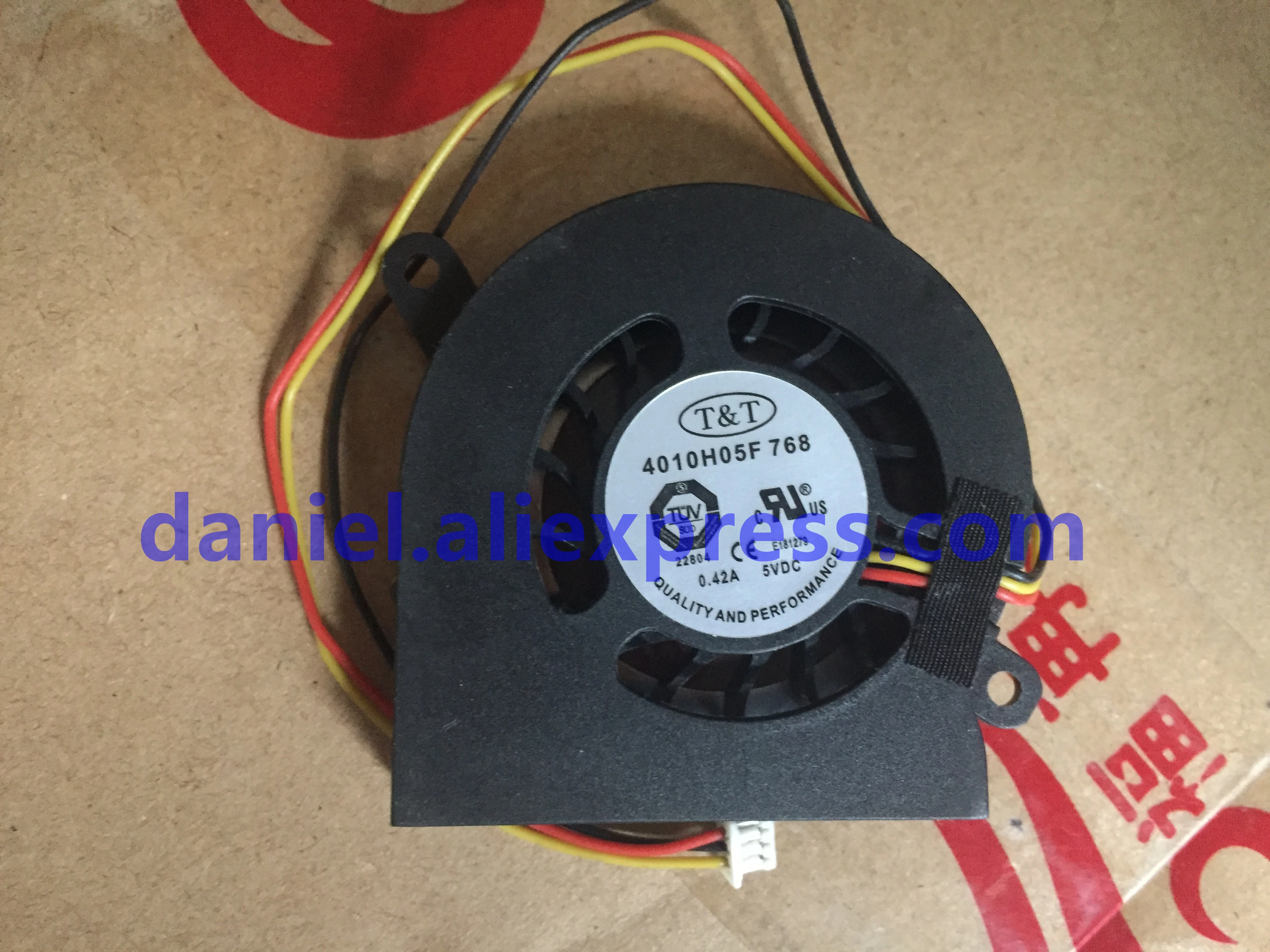 T&T 4010H05F-768 5V 0.42A 4CM Microassembly Computer 3-wire CPU Cooling Fan