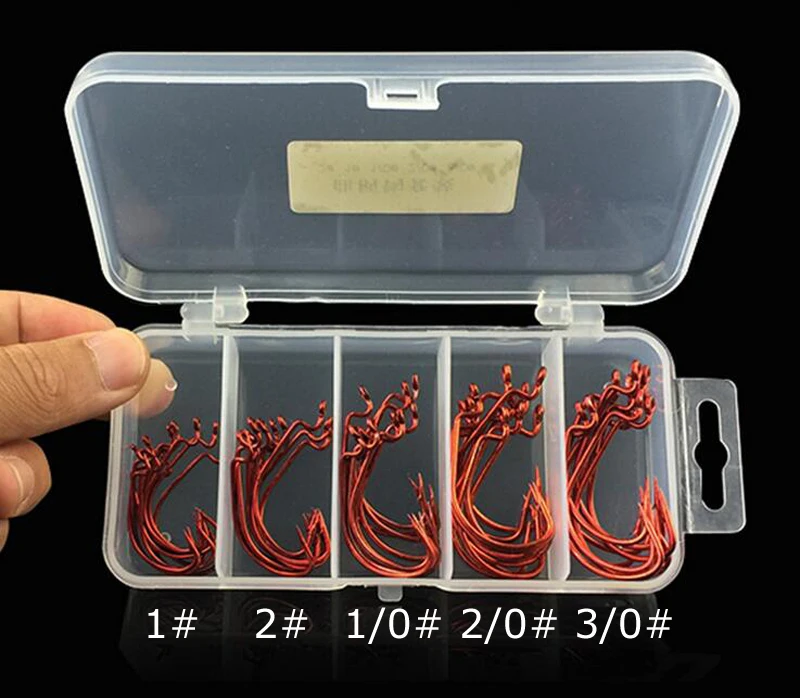 50 قطعة/صندوق واسعة الفجوة تكساس الصيد السنانير تعويض الخطاف ل لينة الطعم إغراء الصيد تكساس تزوير أو كارولينا تزوير الصيد هوك مجموعة