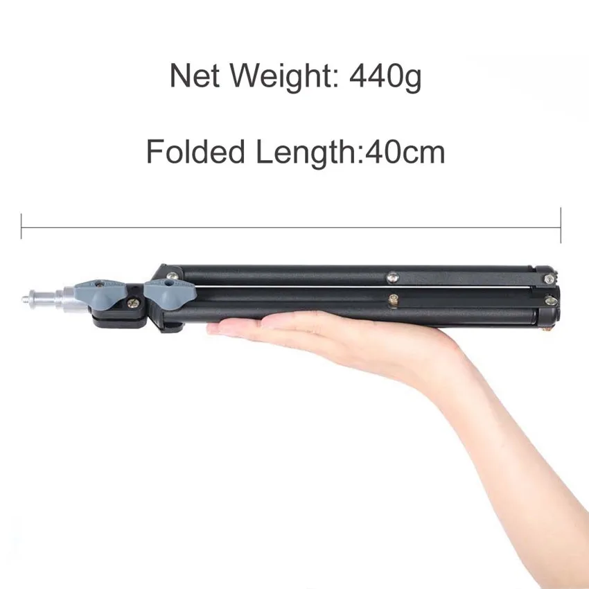 Mini 40 سنتيمتر إضاءة الاستوديو إضاءة صور مصباح حامل ثلاثي القوائم قوس ل فلاش ضوء إحترافي #301