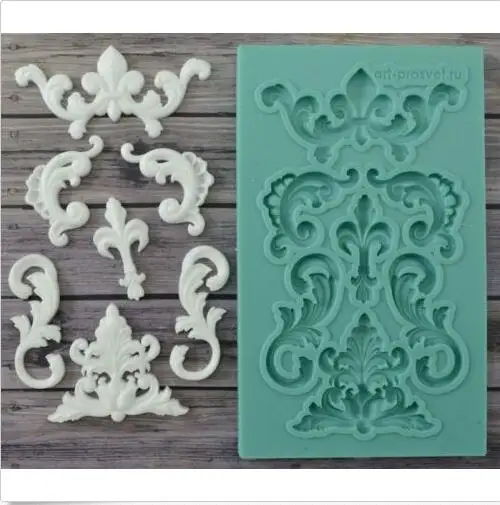 

PRZY silicone totem monograms wedding christmas fondant cake decoration mold diy chocolate mold