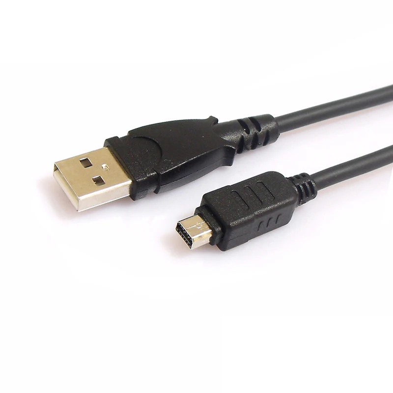 12pin USB Data Charging Cable Cord for Olympus Stylus Tough 8010 9000 9010 550WP FE-120 FE-200 FE-4040 X-560WP E-30 E-410