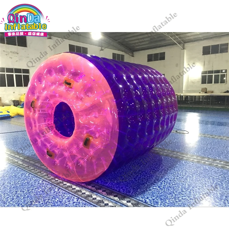 

Purple Pool Float Inflatable Water Roller Ball,PVC Water Ball In Pool Or Water Park