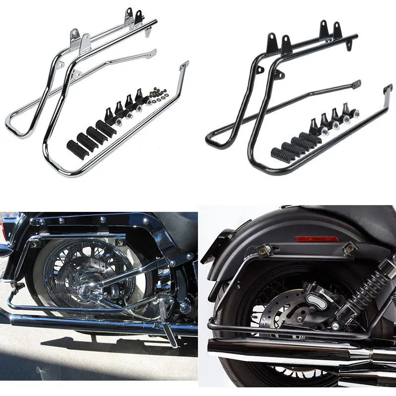Torba podsiodłowa motocykla torba podsiodłowa konwersja wspornik sprzętu dla Harley Heritage Softail Deluxe 1984-2016 2015 2014 2013