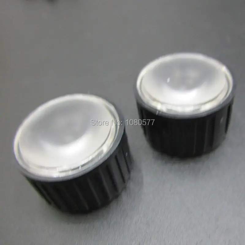 50set 20mm LED lens Frost Surface PMMA Optical Lenses + White/Black Bracket Angle 5 15 30 45 60 90 120 Degree For LED Bulbs DIY