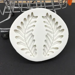 Molde de sugarcraft de silicona con formas de rama de olivo, herramientas de decoración de pasteles con fondant, utensilios para hornear