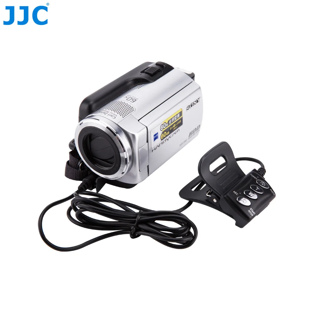 

JJC Remote Control Photography Video Controller DV for SONY Handycam Camcorders with A/V Connector Replaces RM-AV2