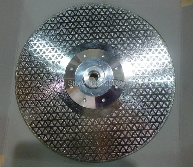 180mm 7'' diamond cutting and grinding discs for marble granite with flange double sides coated with diamond