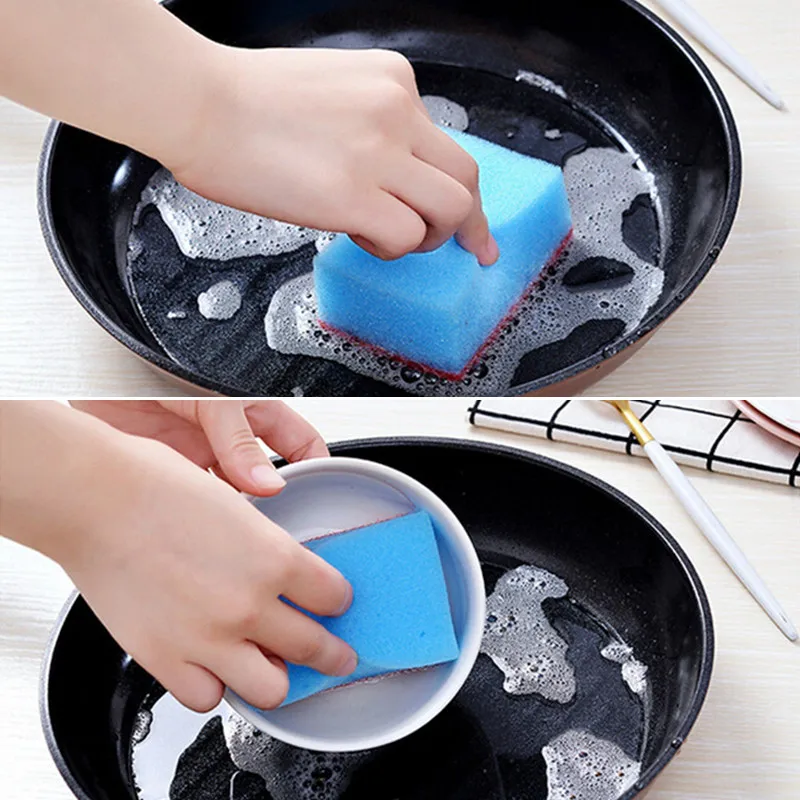 1/10pcs Magic Sponge Kitchen Cleaning Tools Remove Dirt For All Kinds Of Kitchen Utensils Household Dishwasher Sponges