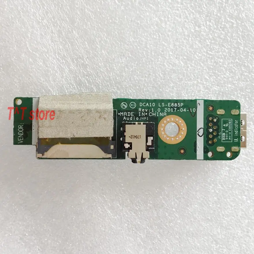 Original 01LM252 For Lenovo AIO 520-22IKU Audio Usb SD Card Reader Io Board F0D50000US LS-E885P Test Good Free Shipping