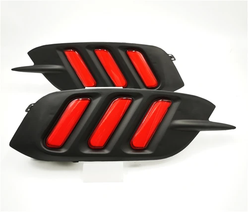 Imagen 2 del producto 2 uds para Honda Civic 2016 2017 2018 LED DRL luz trasera antiniebla luces de freno lámpara de señal lámpara reflectora DRL