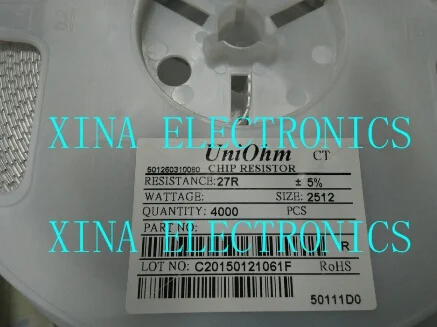 

2512 SMD Resistor 5% 2512 20R 2512 20OHM 1W 100PCS/LOT Metal Film Assorted Samples kit Free Shipping