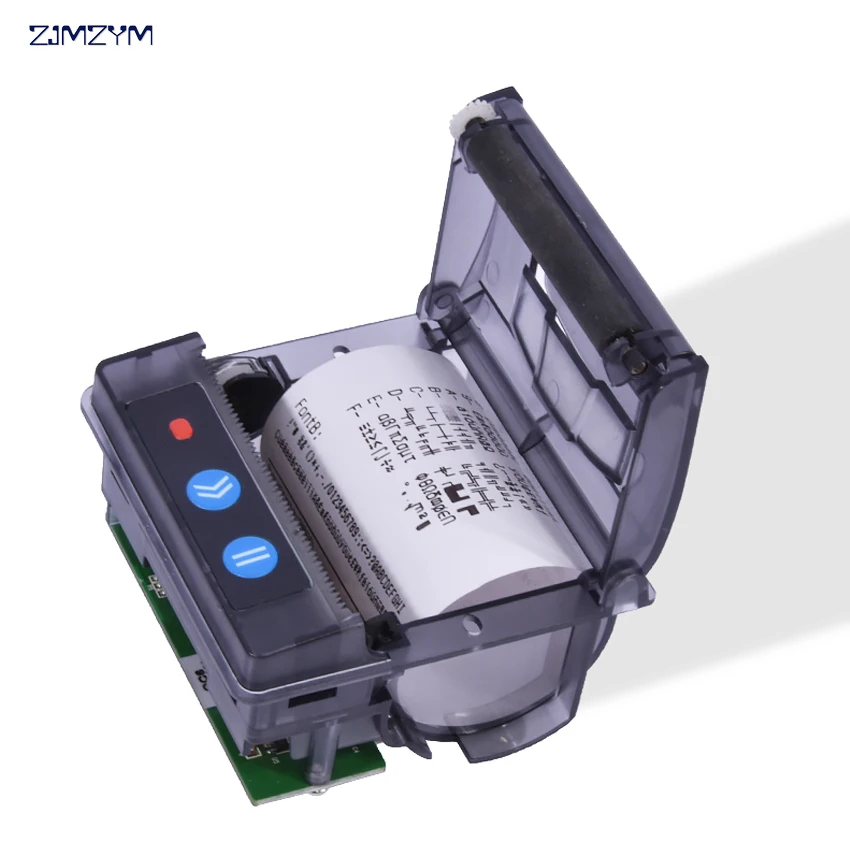 JP-QR205 58mm Super Mini Embedded Low-Noise Receipt Thermal Printer Optional USB RS-232/TTL Port Different Printer 5V-9V DC 12V