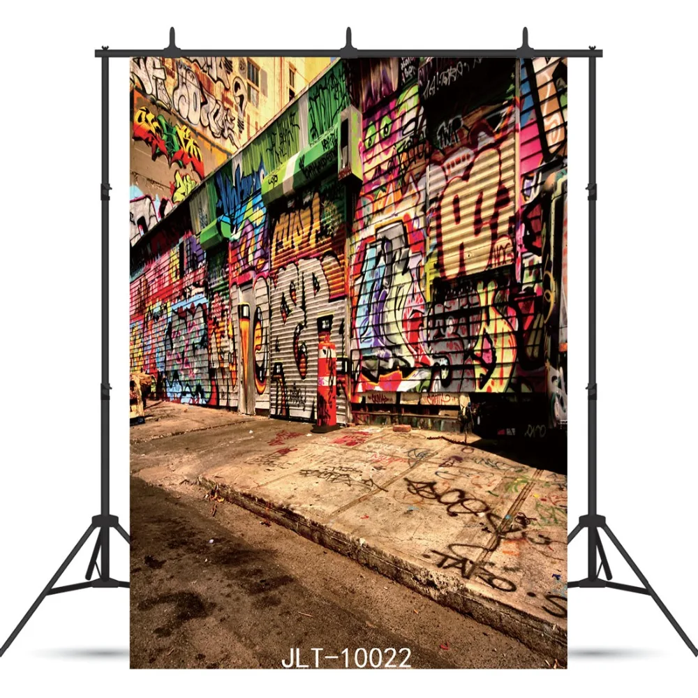 

Vintage Comic Graffiti Vinyl Photography Backdrop For Festival Party Children Baby New Born Background Photo Studio Photocall