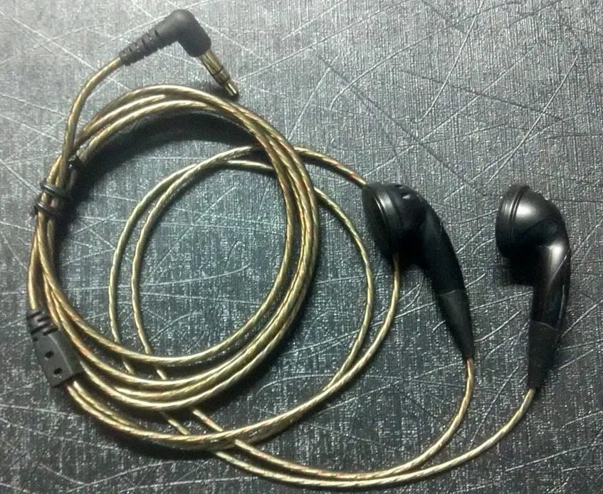 DIY pk2-イヤホン,有線イヤホン,発熱,銀メッキ,マイクなし/マイク付き