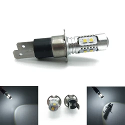 Alta potenza! 1 pz H3C 2323 10 SMD LED fendinebbia per auto luce di marcia diurna lampadina con lente bianca 12V 24V