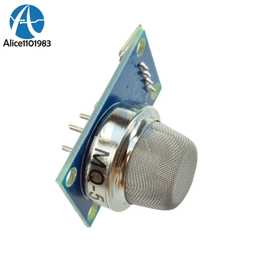 Methane Gas Sensor Shield Module Board MQ-5 MQ5 for Arduino Methane Detector LM393 ZYMQ-5 DC 5V TTL Level Output Signal Low