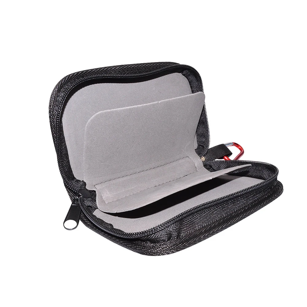 Fishing Bag Lure Bags Black Spoon 15cm*10cm*3.7cm Oxford Canvas Spoon Portable Waterproof Tackle Fishing Reel Bag Accessories