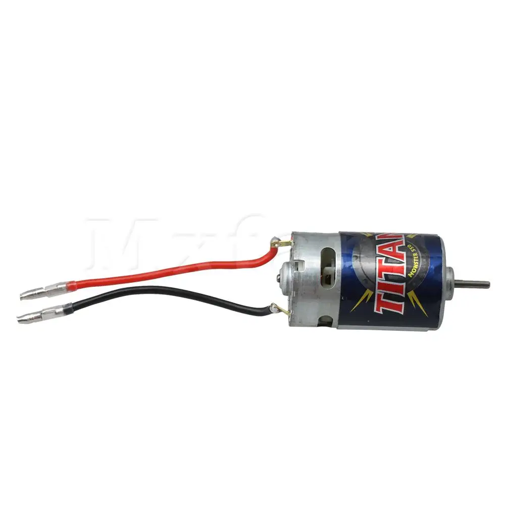 Mxfans RC Vehicle 550 Electric Brushed Motor 3975 3975R 3mm Output Shaft 21T 16.8V Replacement Parts