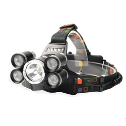 LED Headlamp Head Lamp Powerful Headlight 18650 Rechargeable Torch Fishing Hunting Light