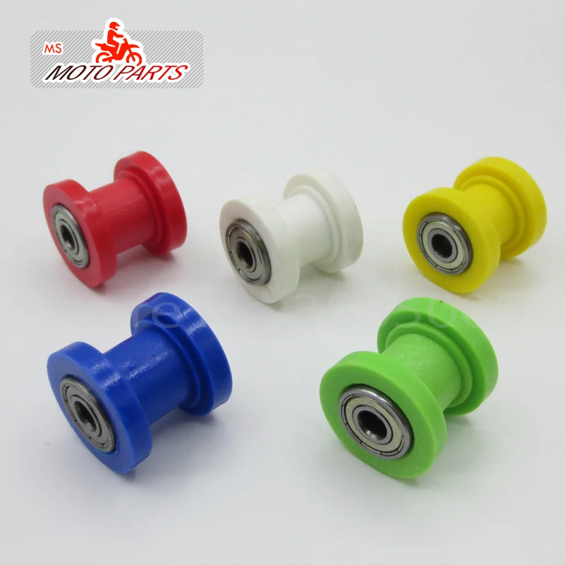 8mm 10mm Chain Roller Slider Tensioner Wheel Guide Pit Dirt Mini Bike Moto Atv High Quality M8 M10 Free