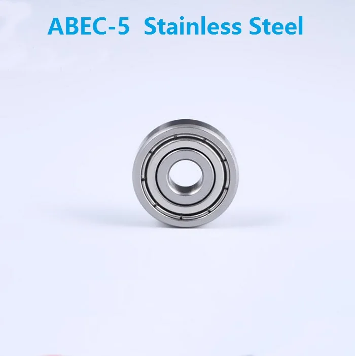 50pcs ABEC-5 S603ZZ S604ZZ S605ZZ S606ZZ S607ZZ S608ZZ S609ZZ stainless steel bearing Deep Groove Ball bearing 608z 608