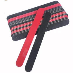 10psc/lot Professional Nail Files Nail Art Sainndg Salon Buffer Sandpaper Black Red Manicure UV Gel Polisher Pedicure Nail Tools