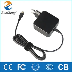 45W 20V 2.25A 5V 9V 12V 15V Type C PD Fast Charger USB C Power Laptop Adapter for Asus Huawei HP DELL XPS Xiaomi Air