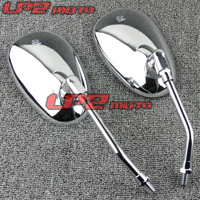 For YAMAHA 250 SRV250 XJ400 XJ550 XJ600 XJ900 XJ1100 Rearview Mirror Motorcycle Rearview Mirrors Chrome Color 1Pair