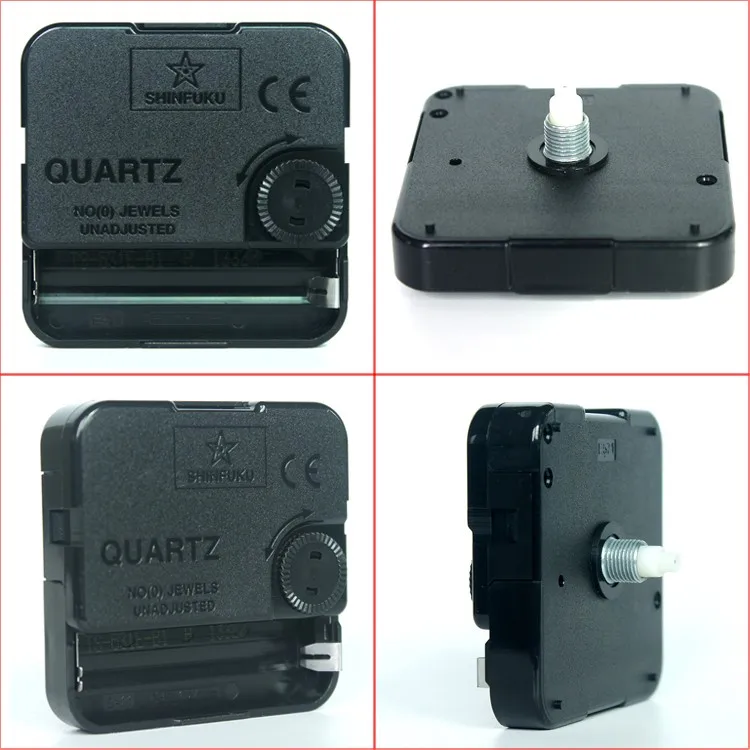 Movimento Orologio Da Parete Silenzioso Al Quarzo, Albero Lungo 22mm, Kit Riparazione FAI DA TE Con Lancette, Per Quadranti 30-35 Cm