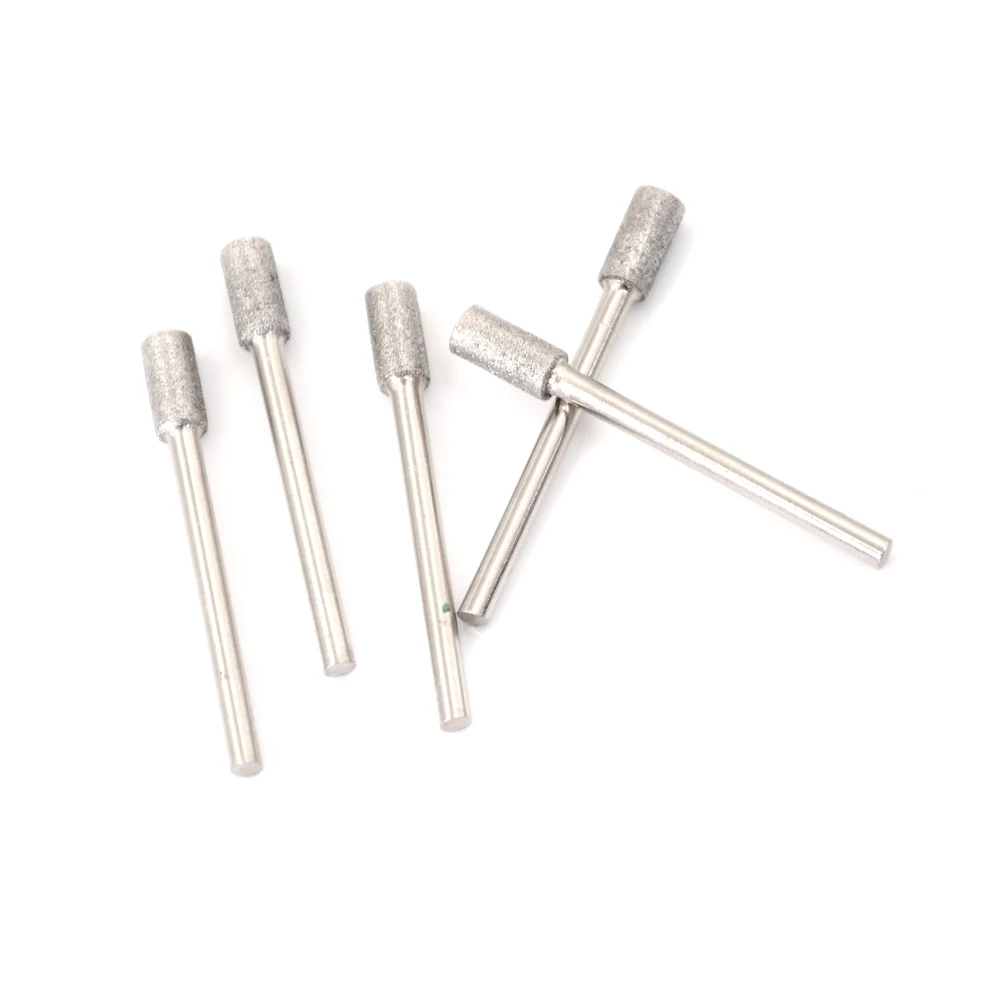 5PCS Chainsaw Sharpener Burr Stone Chain Saw Sharpening