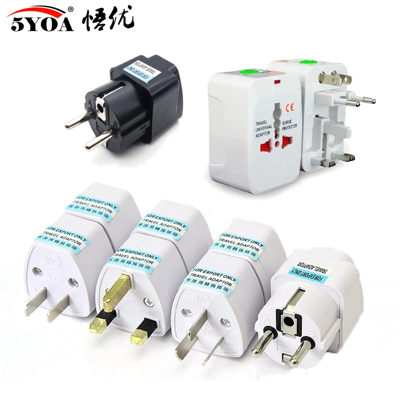 Electric Plug power Socket Adapter International travel adapter Universal Travel Socket Power Charger Converter EU UK US AU