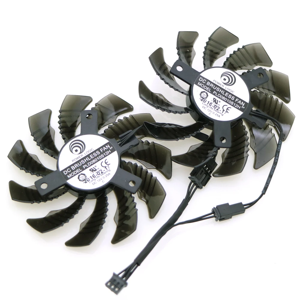 PLD08010S12H 12V 0.25A 75mm 40*40*40mm For Gigabyte GV-N960O GTX960 GTX950 Graphics Card Cooling Fan 3Pin