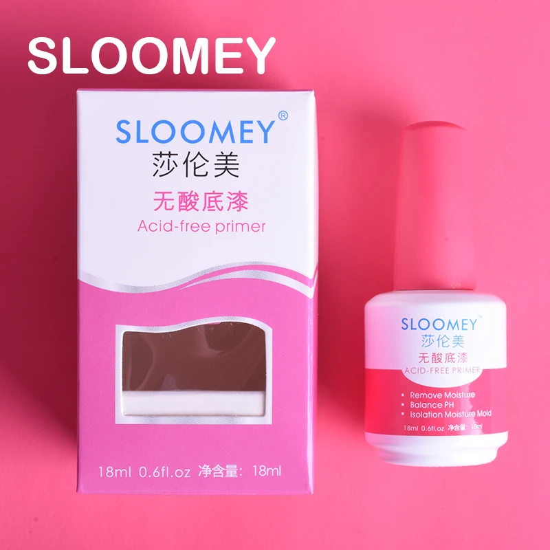 SLOOMEY 18 مللي مسمار الفن لا حمض التمهيدي قاعدة معطف هلام ورنيش إزالة الشحوم التوازن أداة خاصة ل مسمار البولندية UV هلام