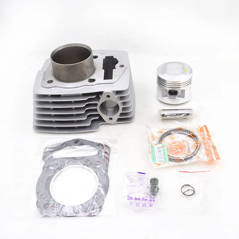 

Motorcycle Cylinder Kit Set Big Bore 63mm 15mm Pin For Honda CB150 150cc Upgrade 156cc 199cc Dirt Bike Go Cart Buggy