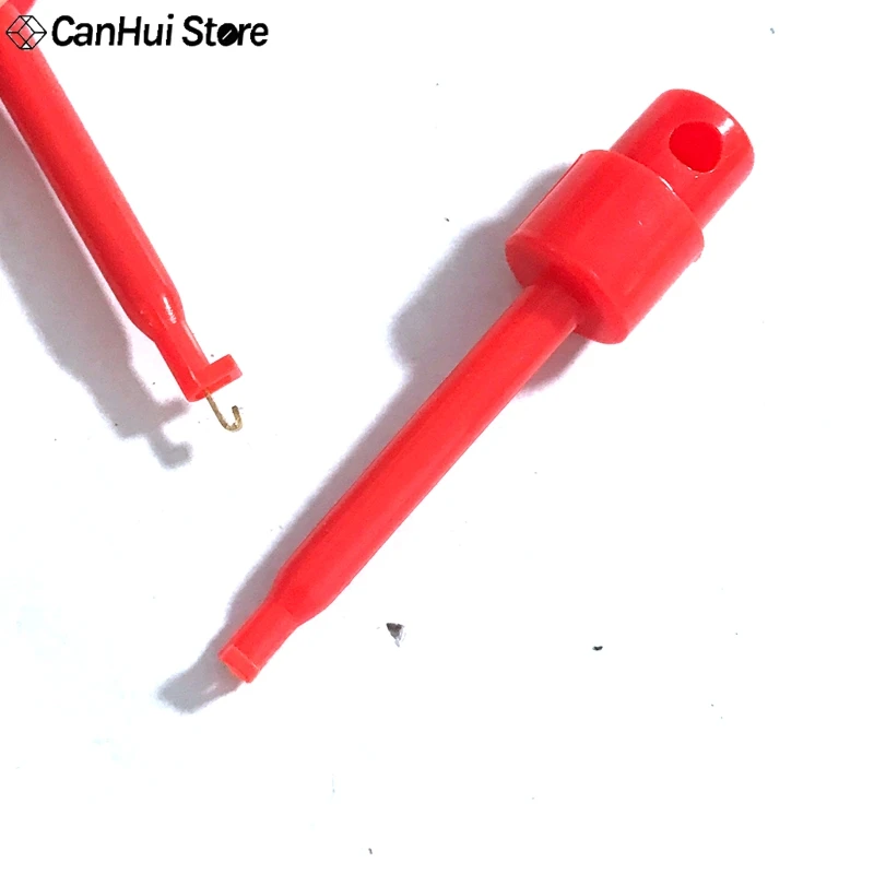 Multimeter Part Colorful Electrical Testing Hook Clip Grabber 5 color 2 Test Probe SMT / SMD Round Colored Single Hook Test Clip