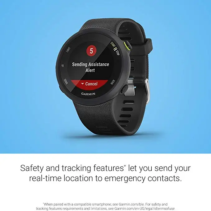 Forerunner-Montre de course avec GPS pour hommes et femmes, moniteur de fréquence cardiaque, plan d'entraînement gratuit, prise en charge des avantages, original, 45, 45S