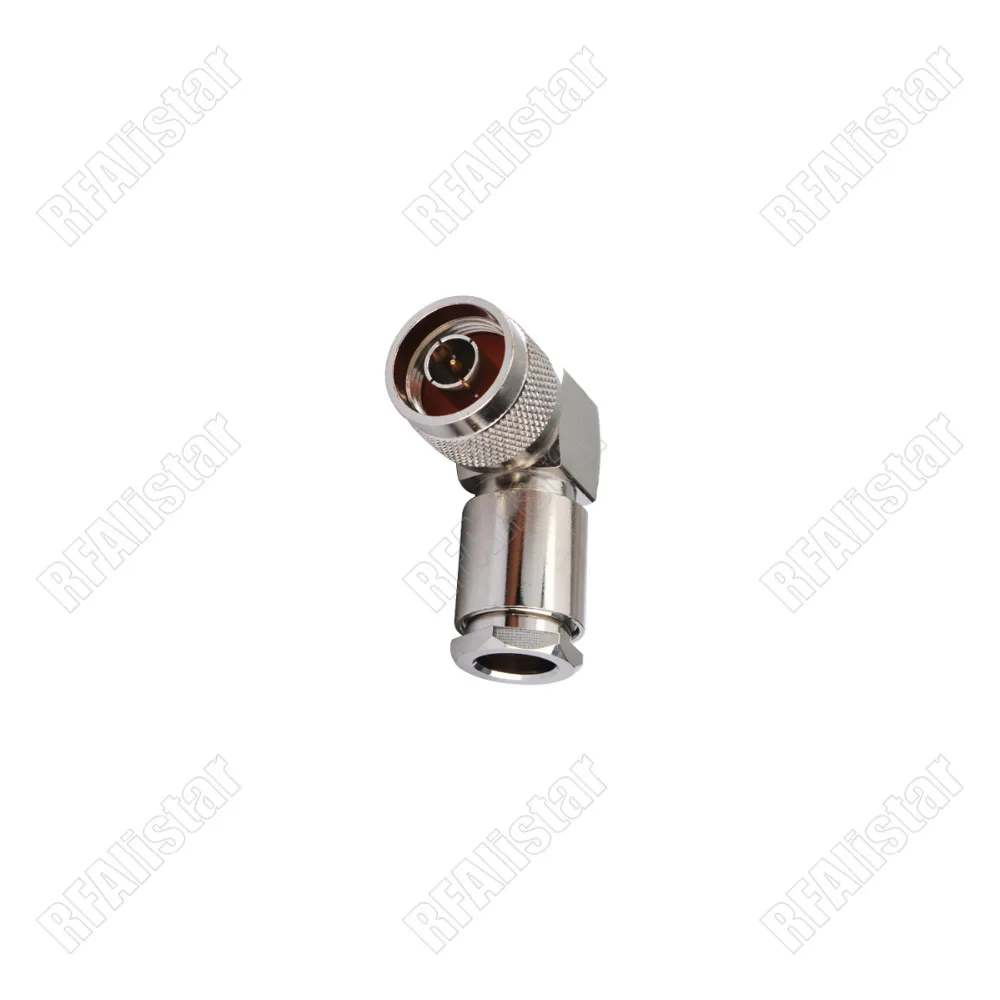 N Clamp Male plug Right Angle Type Connector For LMR400 RG8 RG213 RG214 Coaxial Cable