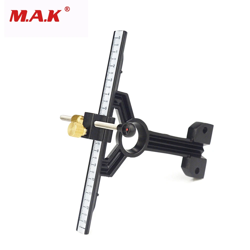 T Shape Bow Sight Up Down Left Right Adjustable Target Sight Tools Bow Accessories for Recurve Bow Archery Hunting Shooting