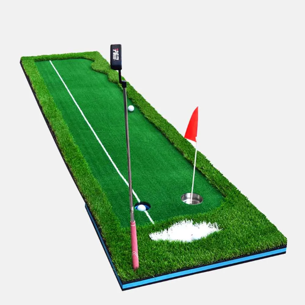 PGM Indoor Golf Mats Putting Green Golf Practice Green Golf Training Aids with Size 0.5X3m and 0.75X3m for Choice