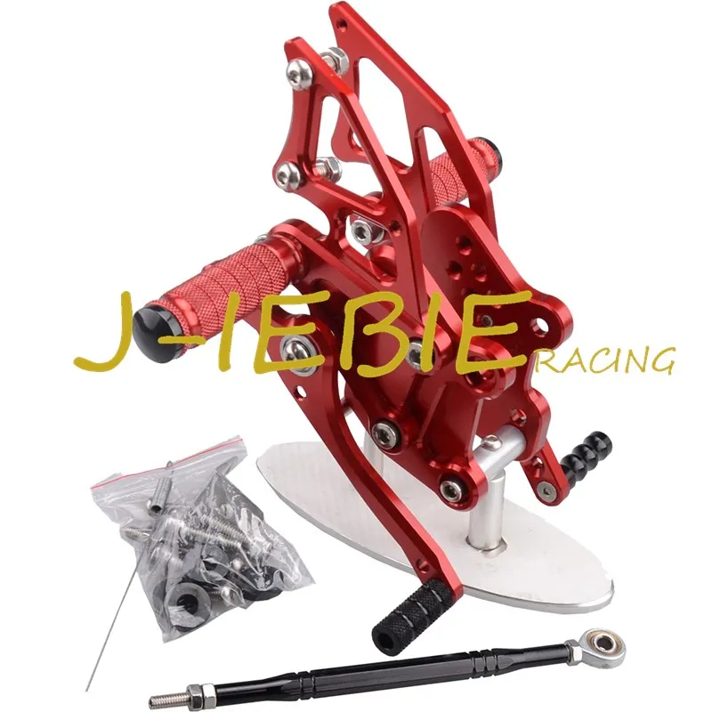 

CNC Racing Rearset Adjustable Rear Sets Foot pegs Fit For Yamaha YZF R3 R25 2014 2015 RED