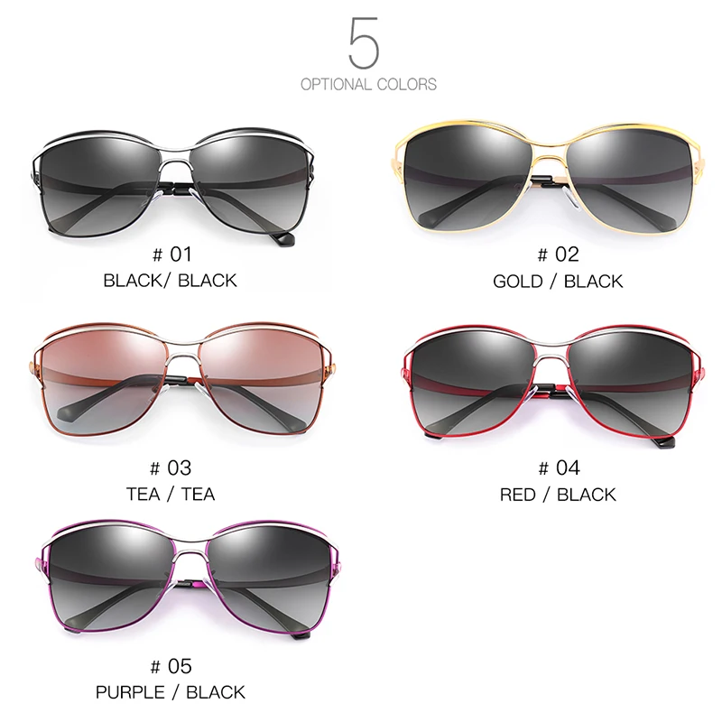 BANNED Fashion New Arrival Sunglasses Women Popular Brand Design Polarized Sunglasses Summer Sun Glasses With Original Case