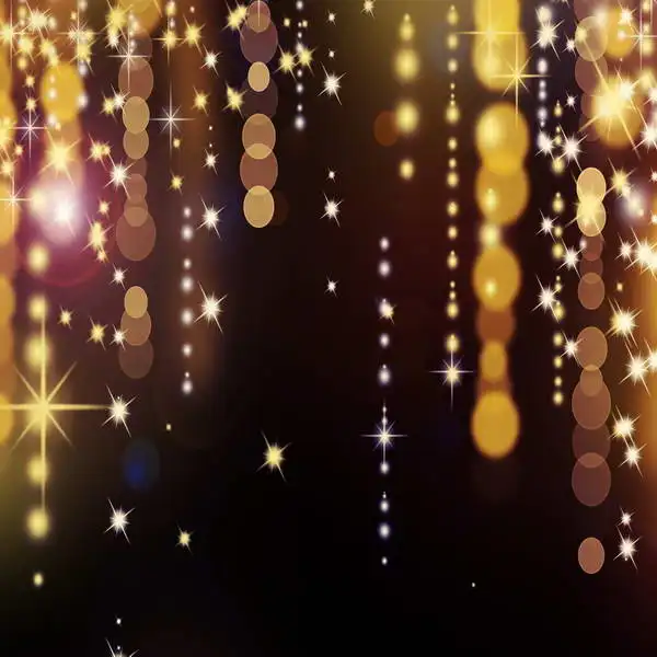 

Sparkly Glitter Gold Beaded Bokeh Black photo backdrop polyester or Vinyl cloth High quality Computer print wall Backgrounds