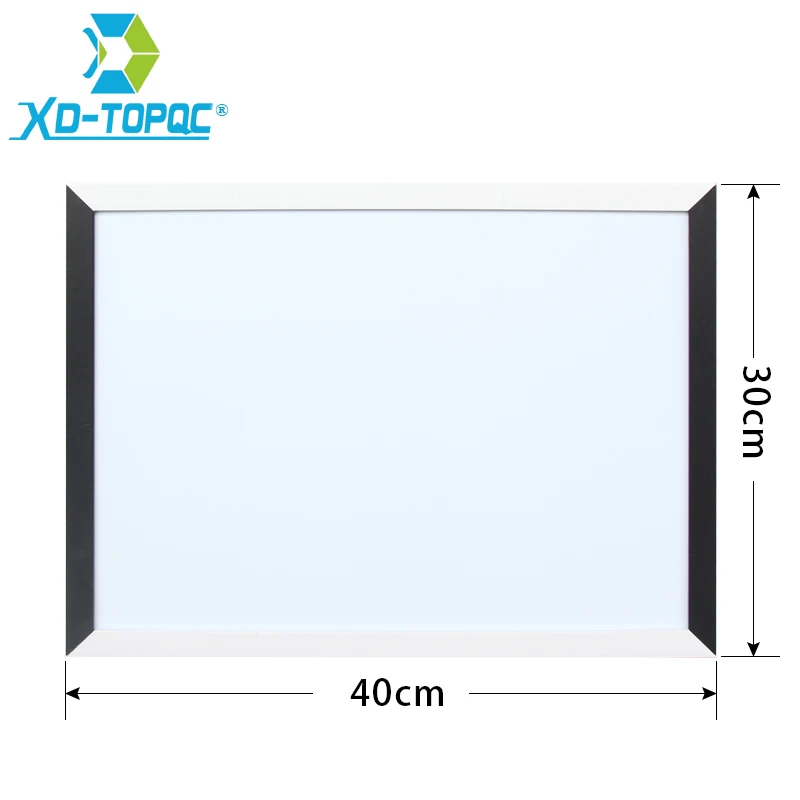 XINDI New 30*40cm Magnetic Whiteboard MDF Black & White Frame Wooden Drawing Board Home Decorative Notice Boards Hot Sale WB08