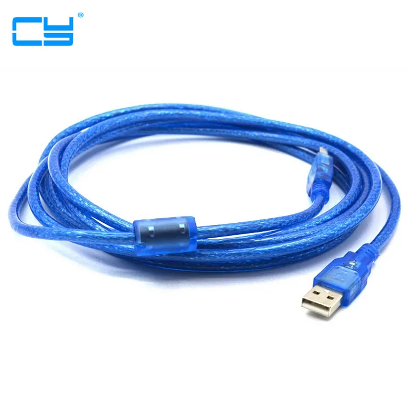 USB2.0 data Short line public to public double headed mobile hard disk box data line notebook radiator connection cable 0.3m-5m