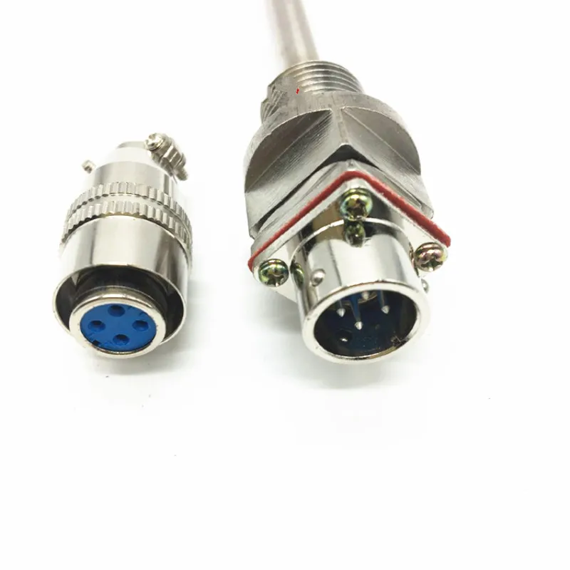 PT100   Cable Stainless Probe  Temperature Sensor  Removable mounting -50 C to + 350 C  M16x1.5  L25mm-65mm Stainless Steel tube