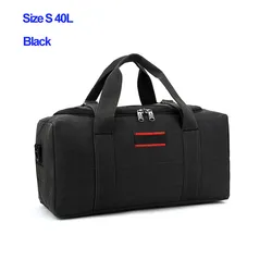 Men 70L or 40L large capacity canvas bag classic luggage bag thickening sturdy handbag black brown Army green 3 colors