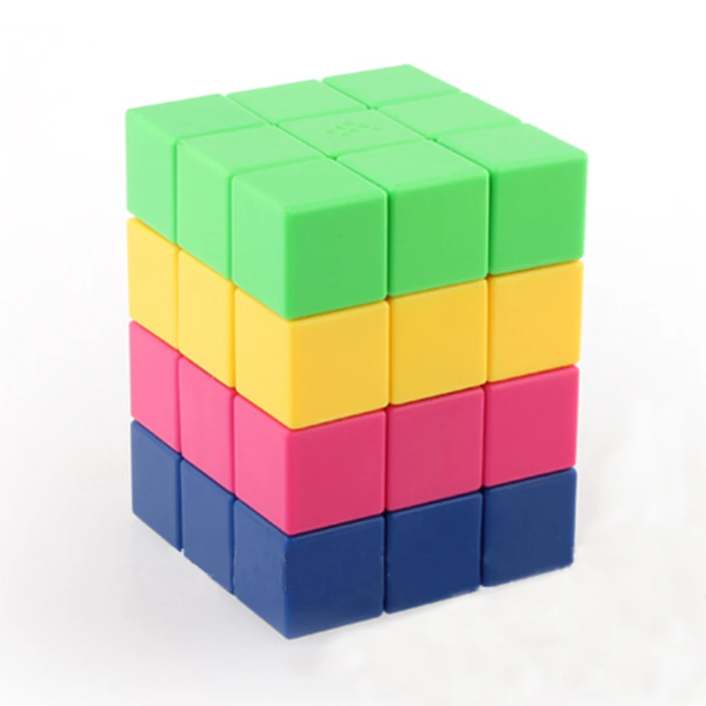 Mhz Minghaozhi 3X3X4 Kleurrijke Speed Magic Cube Puzzel Game Cubes Educatief Speelgoed Voor Kinderen En Kinderen