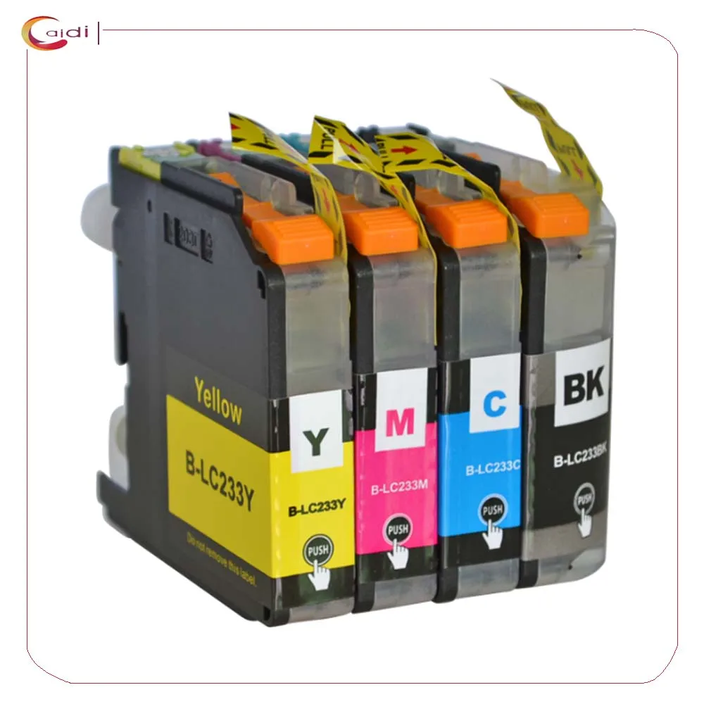 Compatible LC 233 Ink Cartridges for Brother DCP-J562DW MFC-J680DW/ J880DW MFC-J5320DW/ J5720DW printer